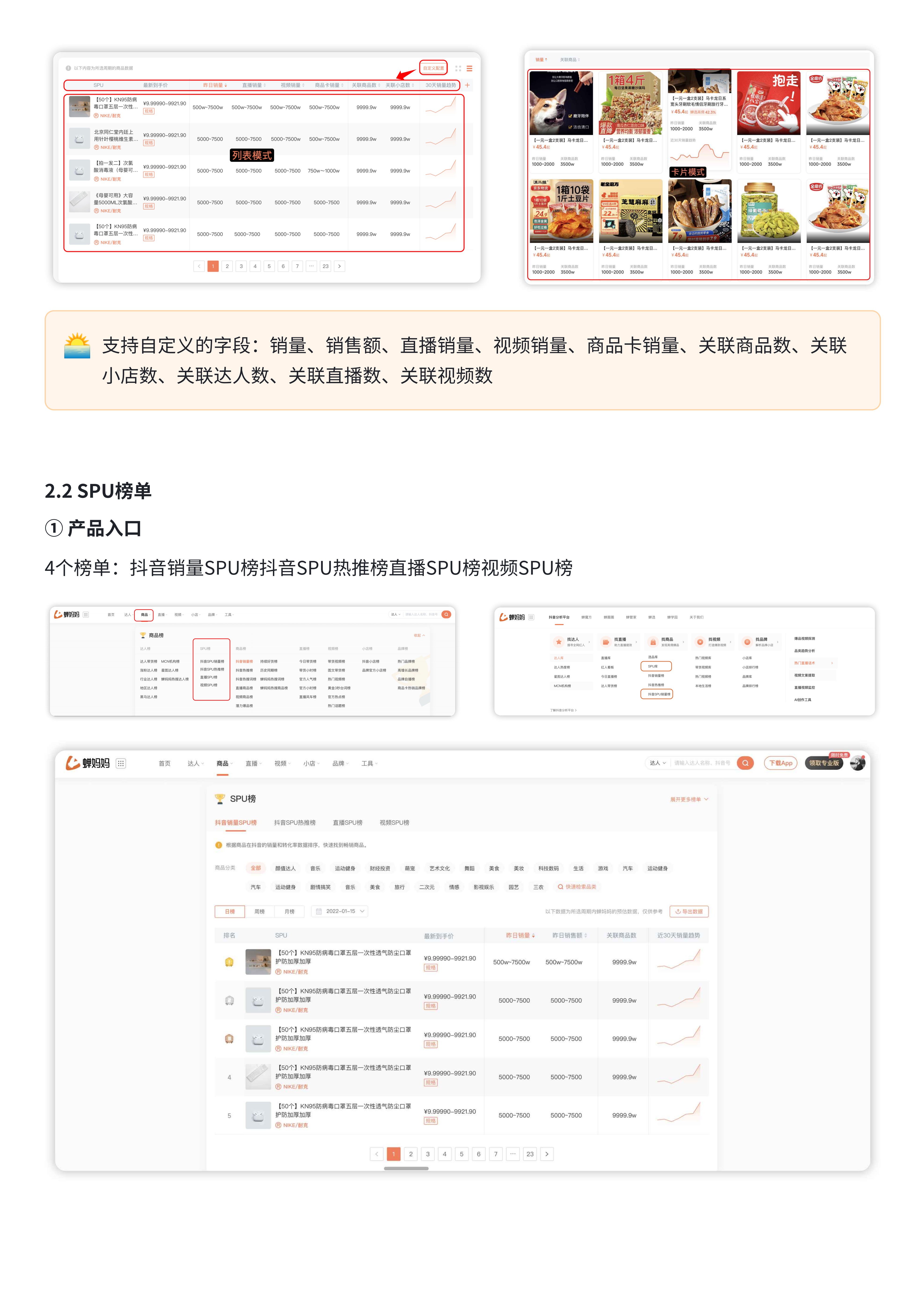 按商品SPU洞察单品？用蝉妈妈！-4